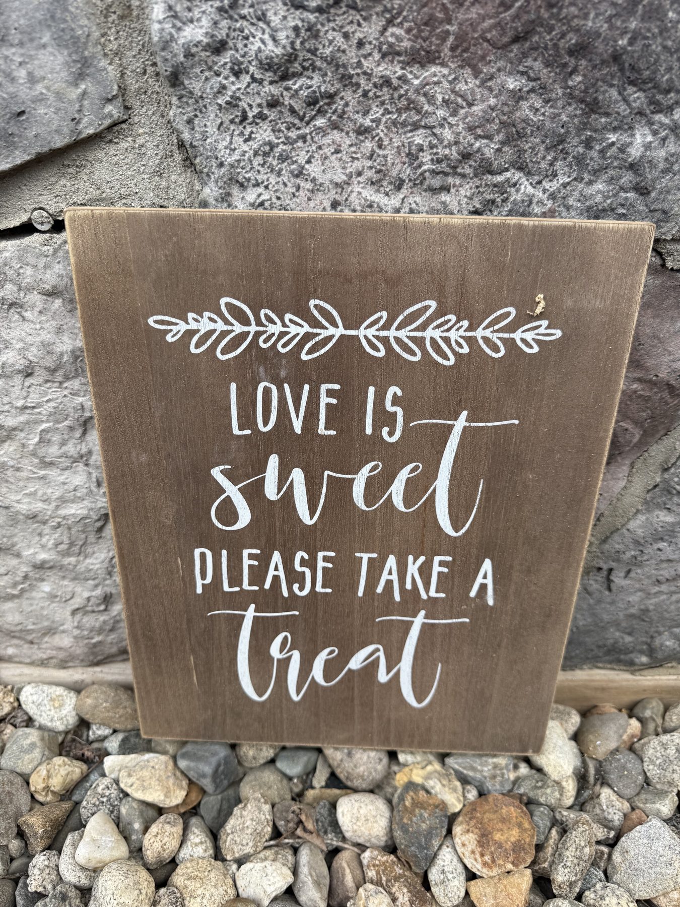 Dessert station — love is sweet, take a treat