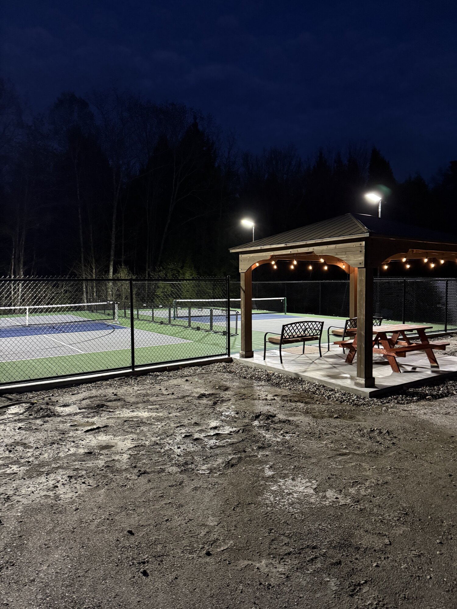 Double Pickleball Courts